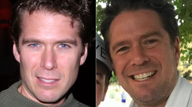 Alexis Denisof at an event in 2001 & in a selfie in 2024