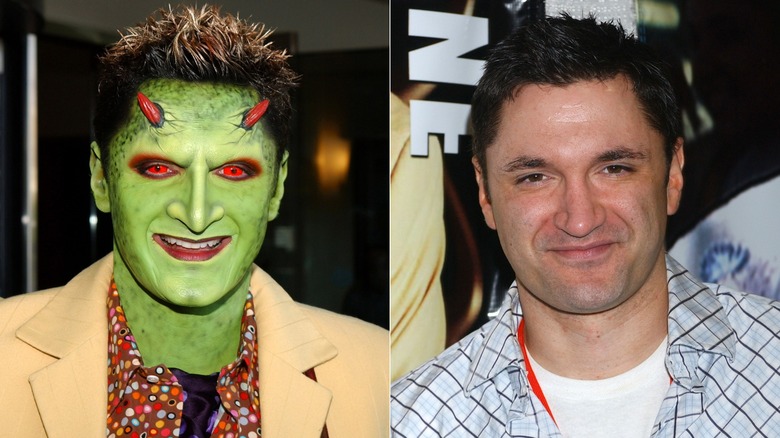 Andy Hallet as his character Lorne in 2004 & at an event in 2006