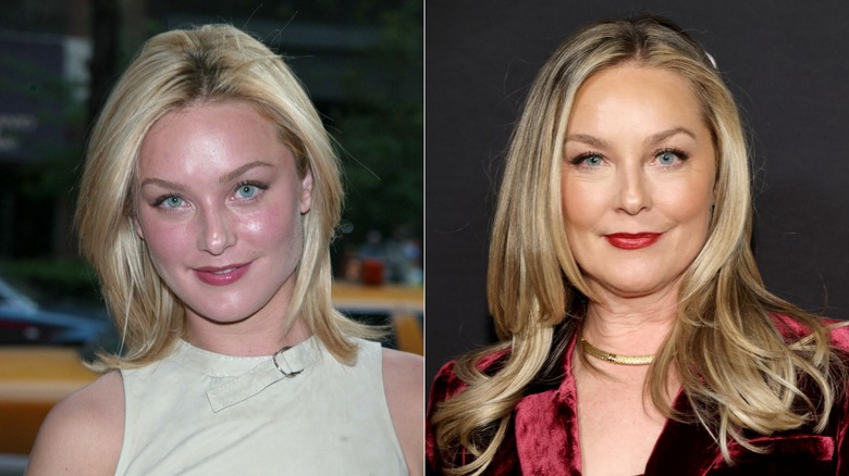 Elisabeth Röhm in 2002 & attending the "Law & Order" anniversary special in 2026