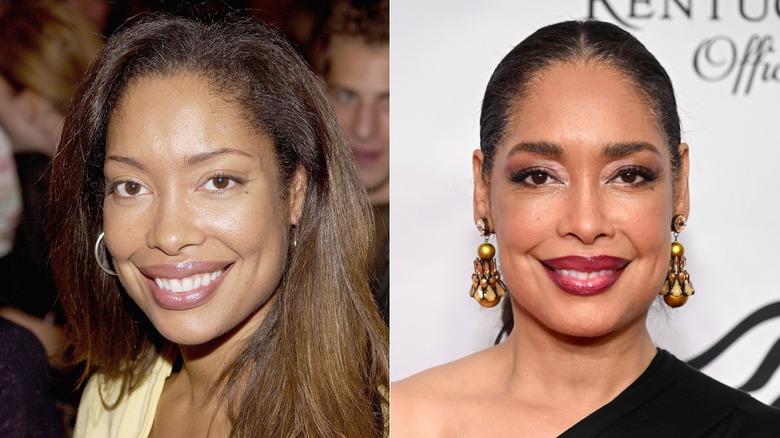 Gina Torres in 2004 & at the Kentucky Derby in 2026