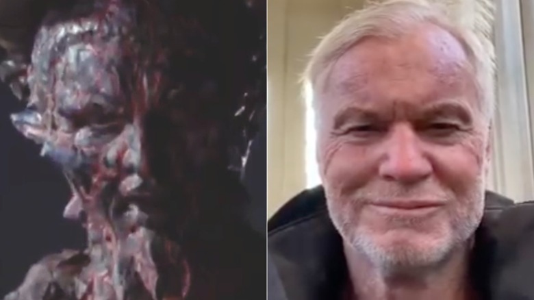 Vladimir Kulich as the Beast & in a selfie in 2024