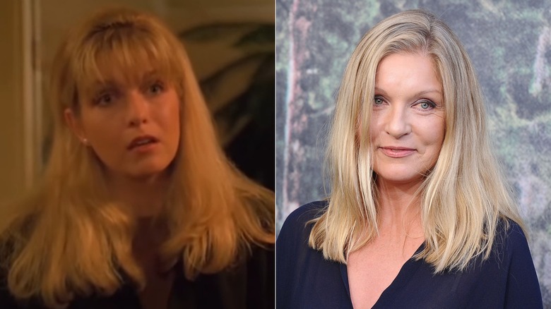 Split photo of Sheryl Lee circa the early 90s and at the 2017 premiere of "Twin Peaks: The Return"