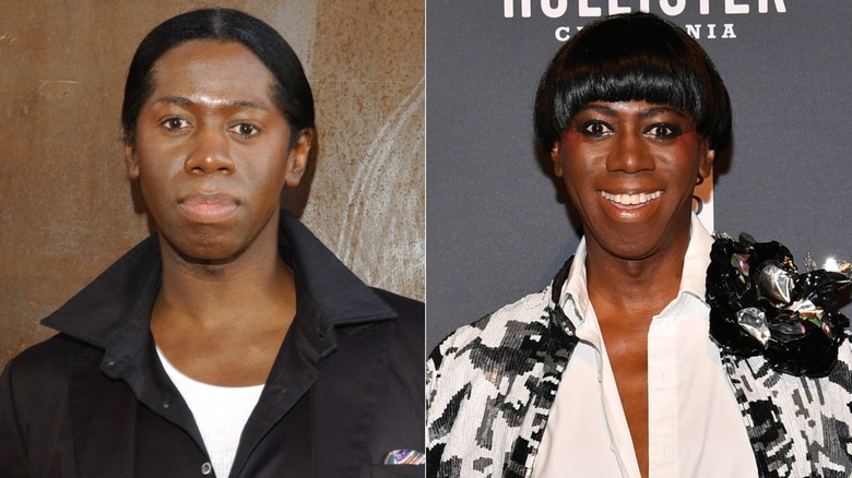 Split image of J. Alexander in 2006 and 2018