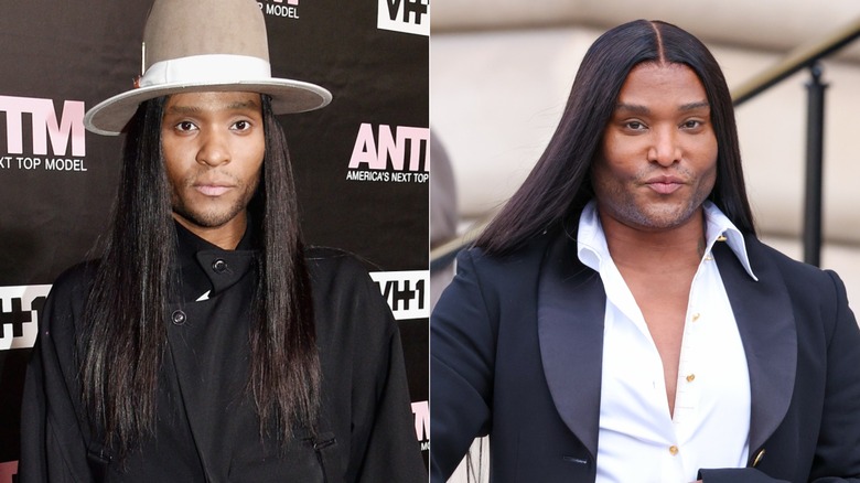 Split image of Law Roach in 2016 and 2026