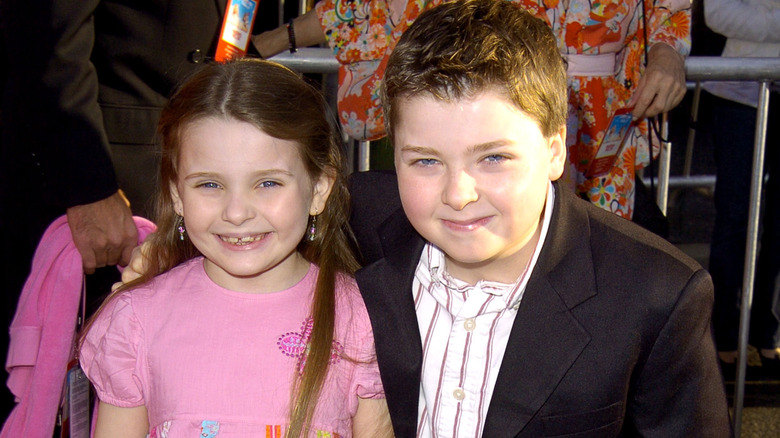 Abigail and Spencer Breslin smiling
