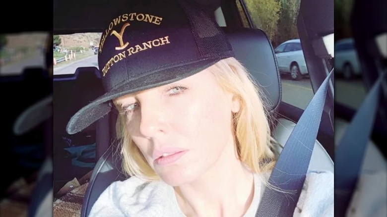 Kelly Reilly in an Instagram selfie posted in 2019