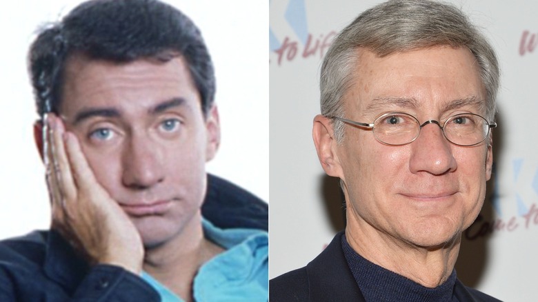 David Garrison as Steve Rhoades in 1989 and in 2013.