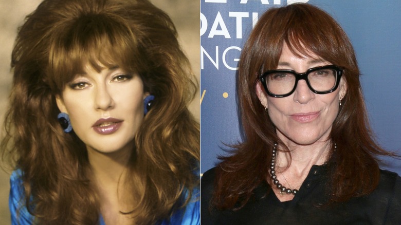 Katey Sagal as Peggy Bundy in the 1980s and Sagal in 2025.