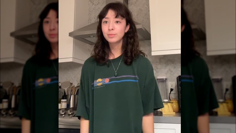 Aubrey Anderson-Emmons singing "Wait For Me" from the musical "Hadestown" in an Instagram Reel