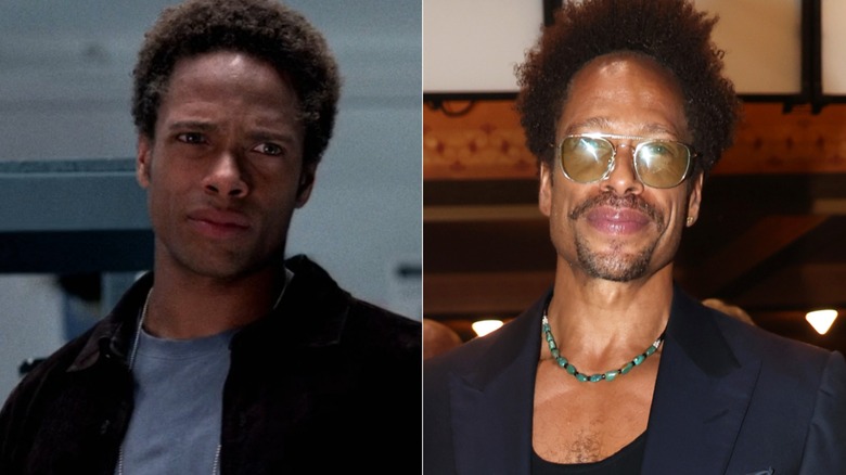 Two images of Gary Dourdan. The first is from the pilot episode of CSI: Crime Scene Invesitgation. The second is from 2024.