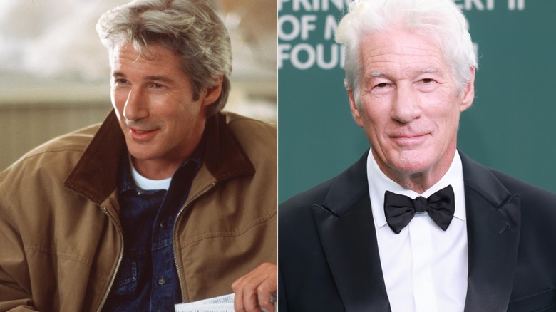 Richard Gere in Runaway Bride in 1999 & Richard Gere at an event in 2026
