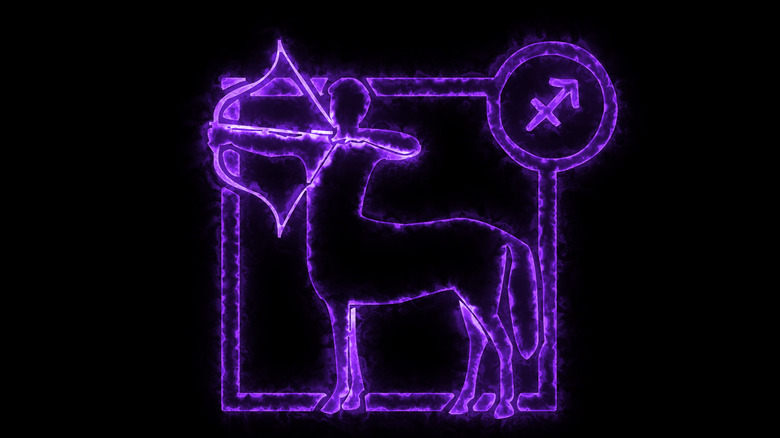 Sagittarius zodiac sign.
