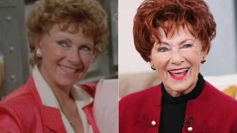 Split photo of Marion Ross in "The Love Boat  and smiling at Hallmark's "Home & Family" in 2019