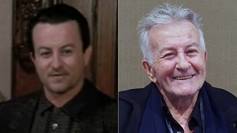 Split image of Lee Ving in "Clue" (left) and Lee Ving in 2026 (right)