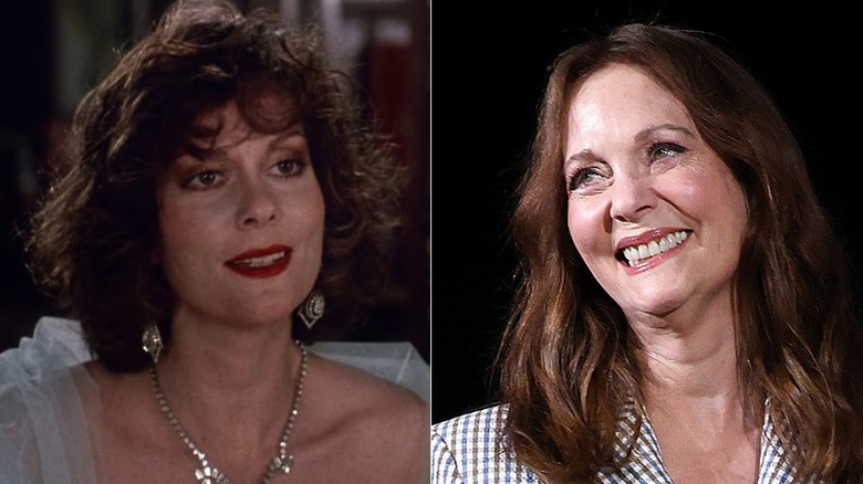 Split image of Lesley Ann Warren in "Clue" (left) and Lesley Ann Warren in 2026 (right).