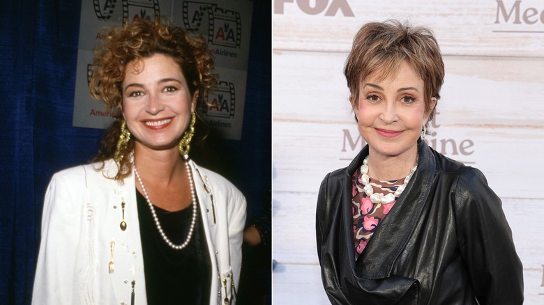 Annie Potts in 1991 & at a screening of "Best Medicine" in 2026