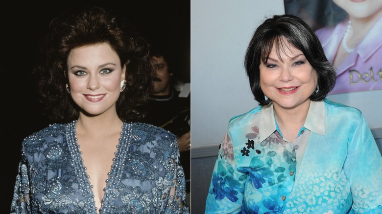 Delta Burke in 1987 & at the 2020 Hollywood Show