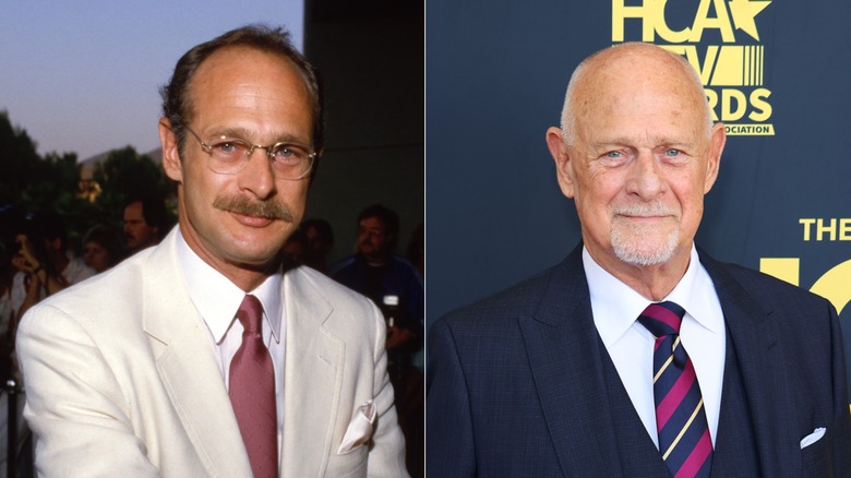 Gerald McRaney circa the '80s & at the 2022 HCA TV Awards