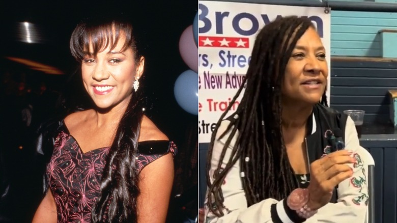 Olivia Brown in 1987 & in an interview from 2024