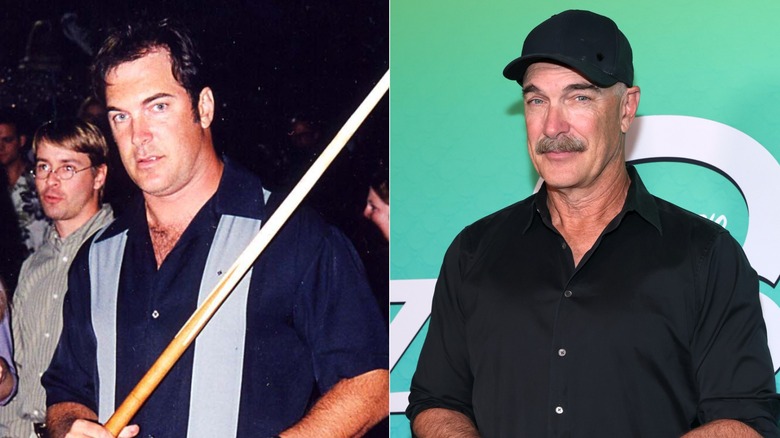 Patrick Warburton circa the '90s & at a screening of "Zootopia 2" in 2026