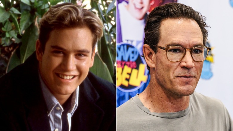 Side-by-side of Mark-Paul Gosselaar in the 90s and in 2026
