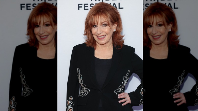 Joy Behar posing with her hand on her hip