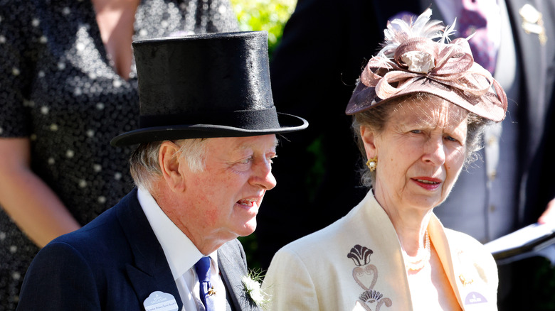 Andrew Parker Bowles and Princess Anne 