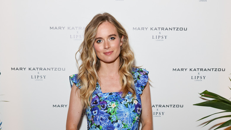 Cressida Bonas posing 