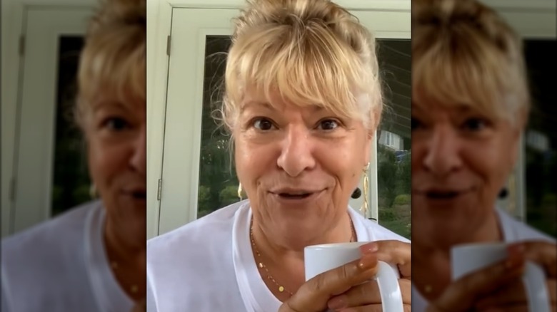 Antonella Nester talks to her followers in an Instagram video