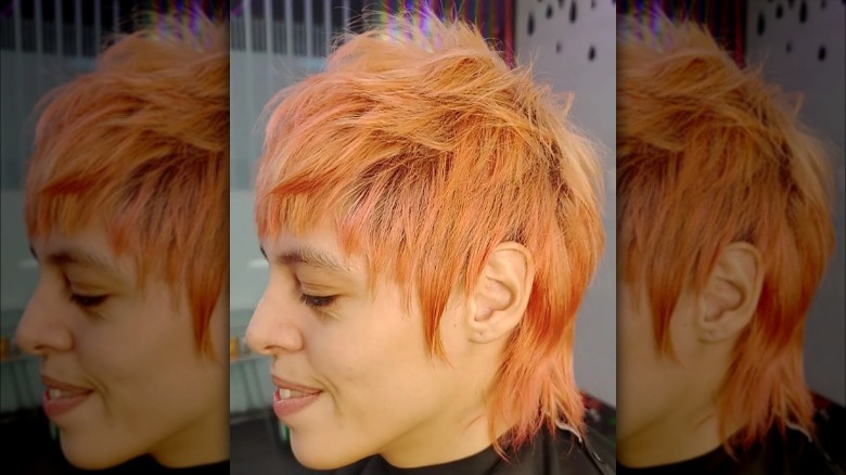 Orange elf crop cut