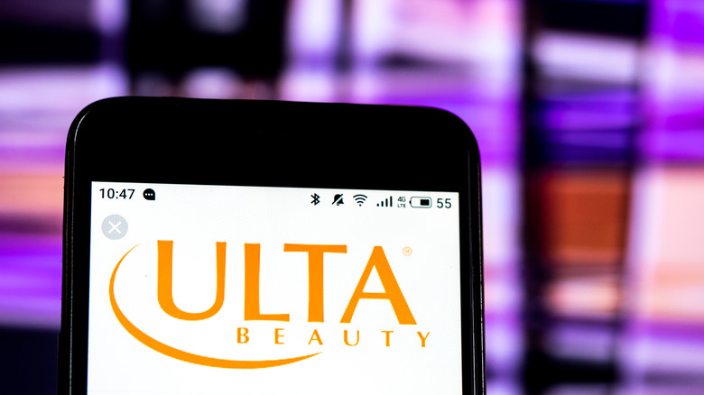 Ulta app on smartphone