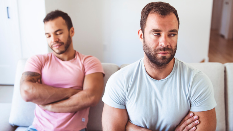 Gay couple failing to communicate
