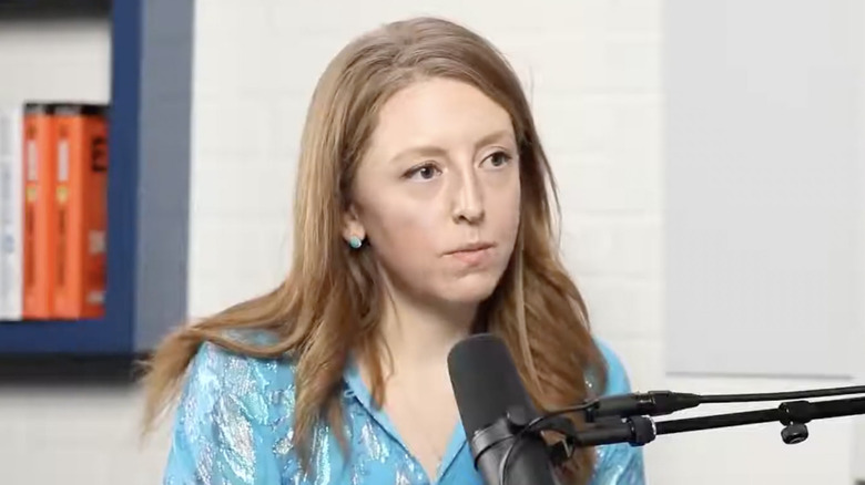 Dr. Casey Means being interviewed on a podcast