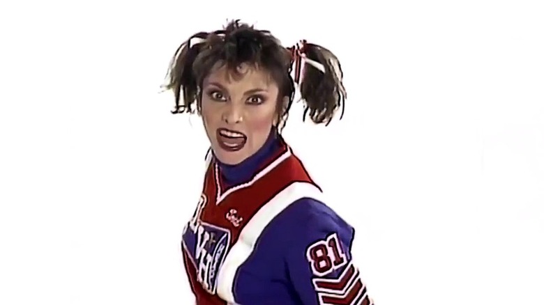 Toni Basil in the music video for Mickey