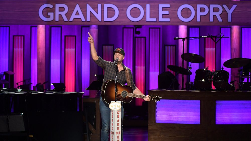 Luke Bryan performing live