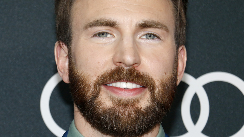 Chris Evans on the red carpet