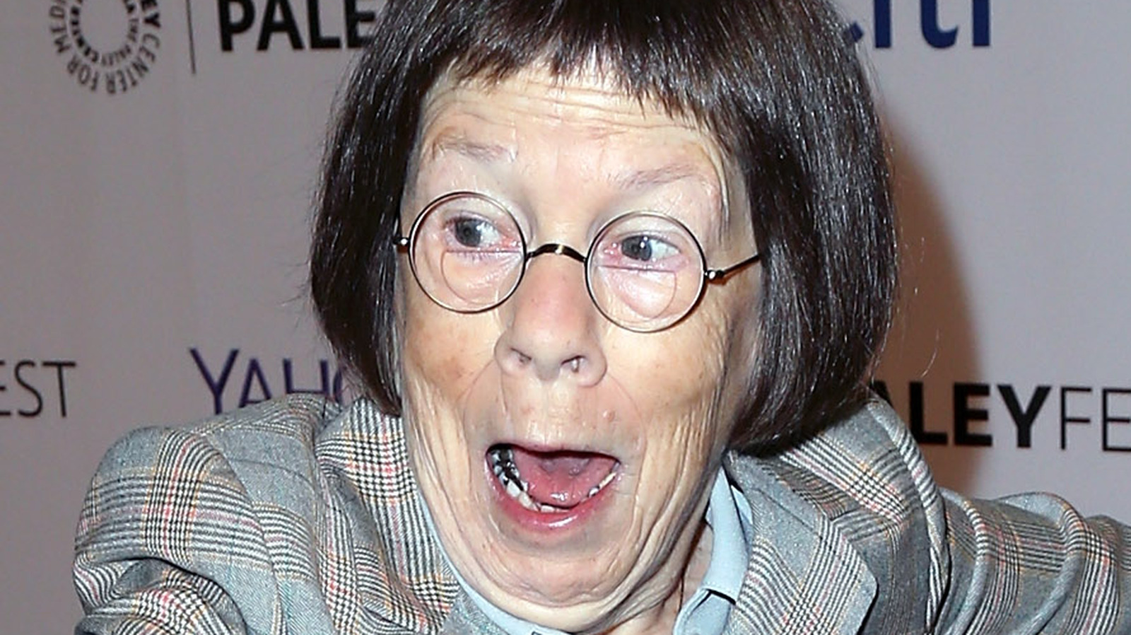 Linda was looking forward. Linda Hunt.