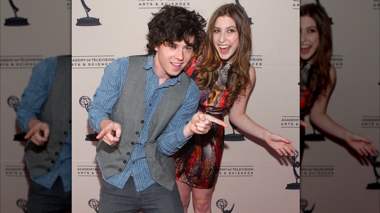 Charlie McDermott and Eden Sher at the Television Academy's "An Evening with The Middle"