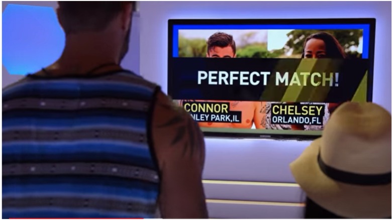 Are You The One cast members in the truth booth