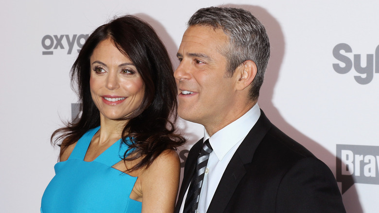 Bethenny Frankel and Andy Cohen