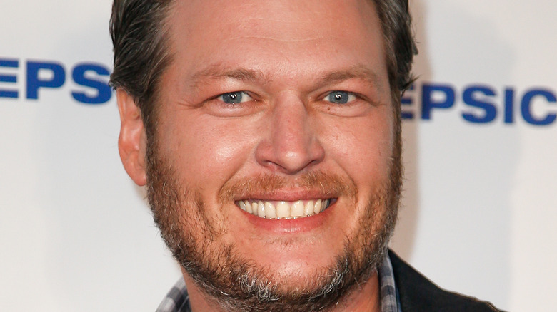 Blake Shelton smiling