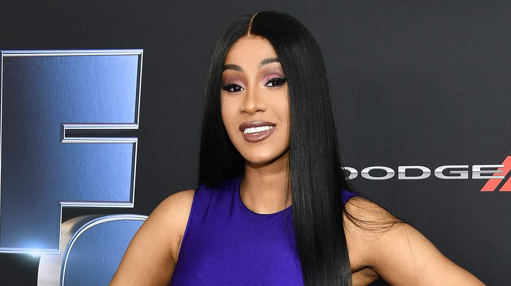 Cardi B smiling