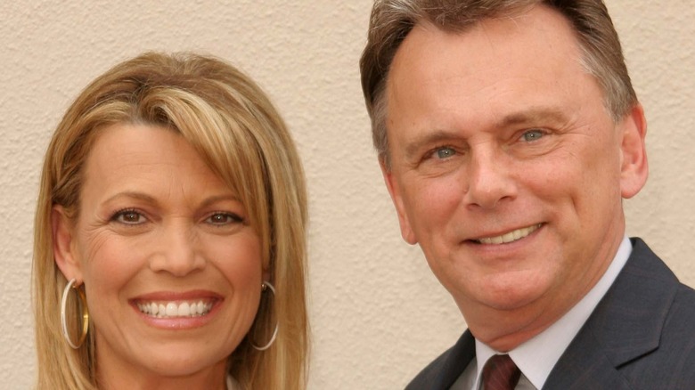 Pat Sajak and Vanna White smiling