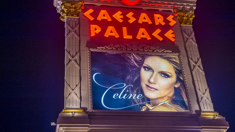 Billboard of celine's show