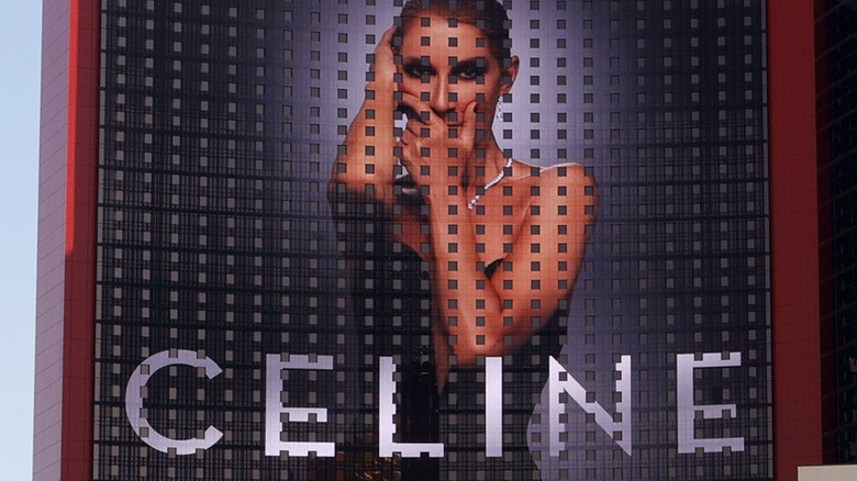 Billboard of celine's show