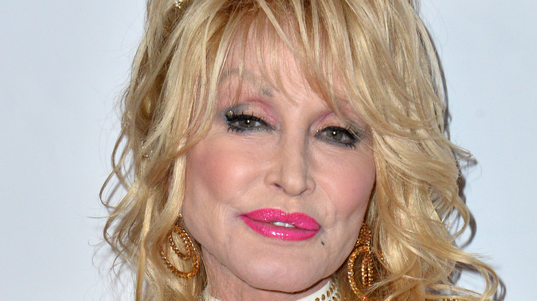 Dolly Parton smiling