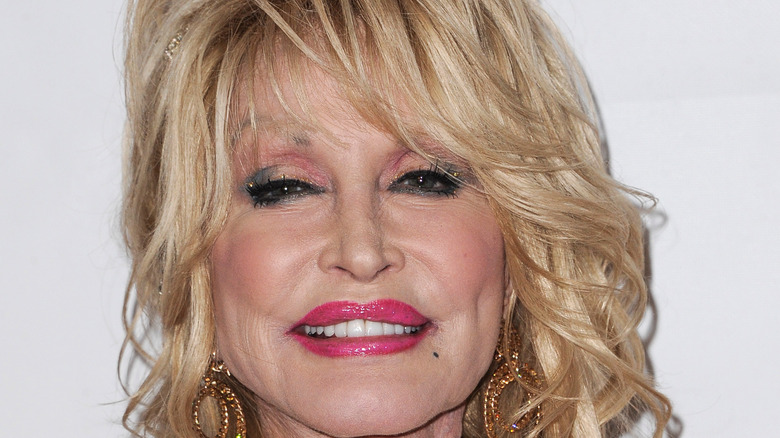 Dolly Parton smiling