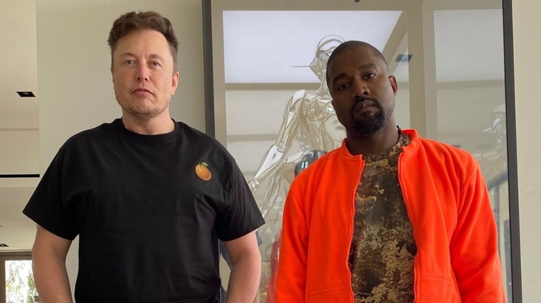 kanye west and elon musk
