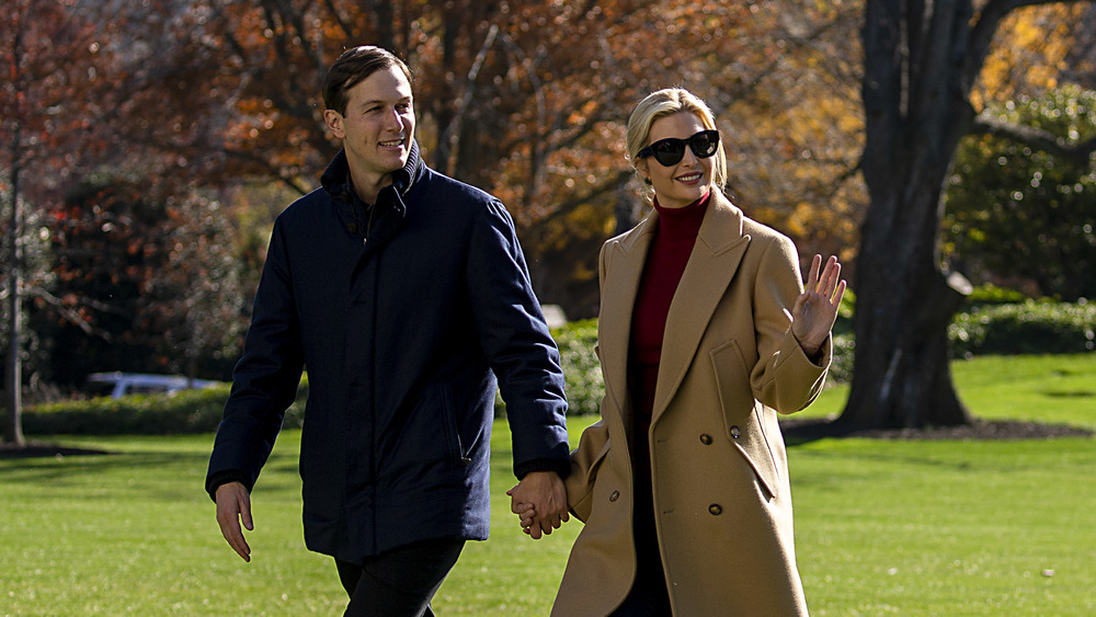 Jared and Ivanka on the White House lawn