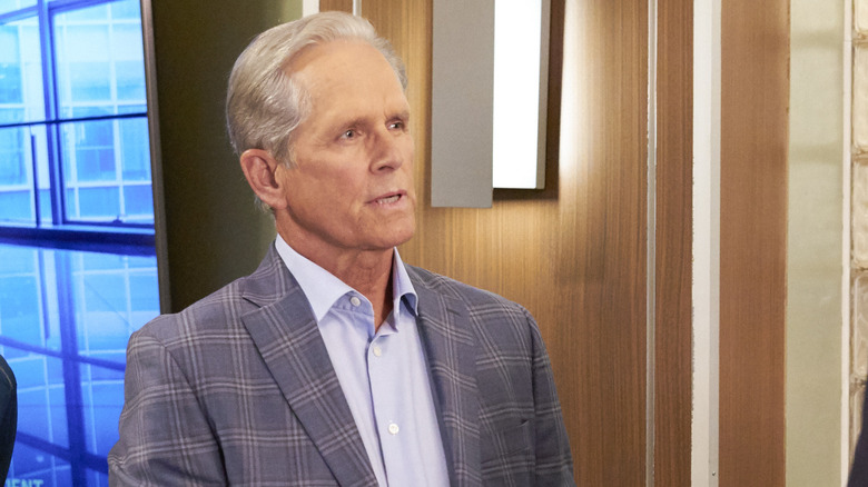 General Hospital's Gregory Harrison talking